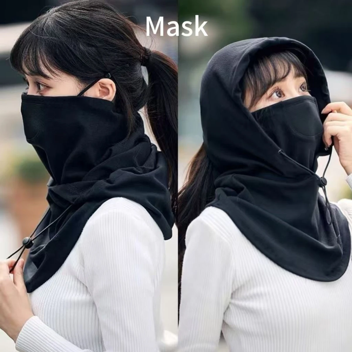 Balaclava Windproof Full Face Mask (black)